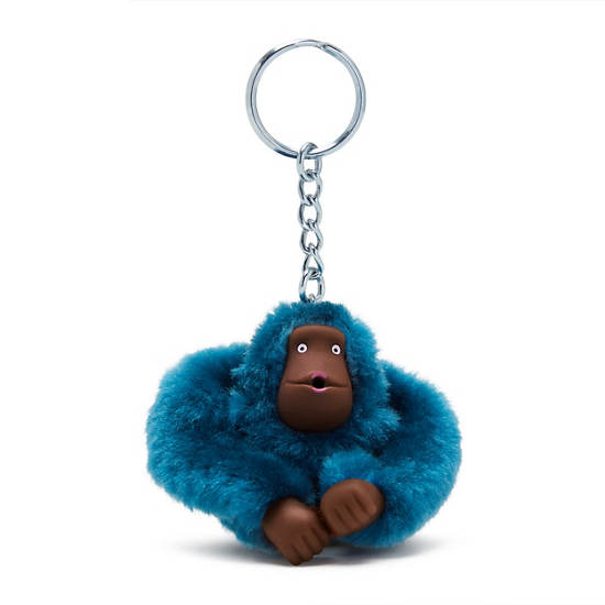 Akcesoria Kipling Sven Small Monkey Keychain Turkusowe | PL 1198CT